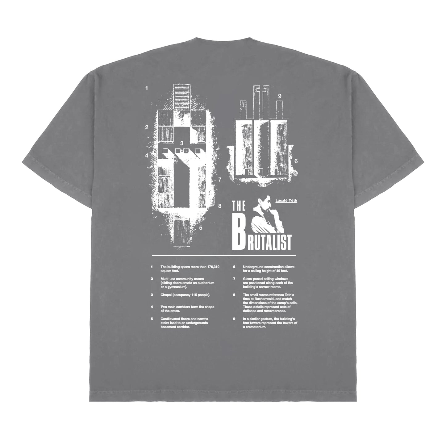 (THE BRUTALIST) BLUEPRINTS - SS TEE (NOT A PREORDER)