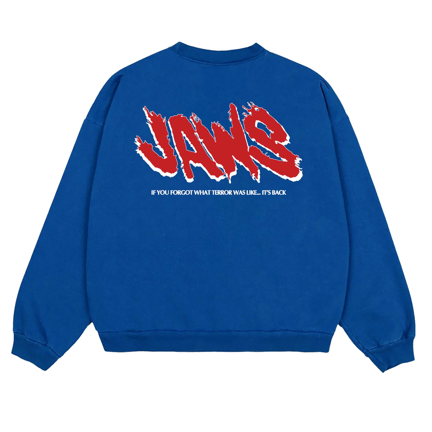 (JAWS) TERROR PROMO - MIDWEIGHT CREWNECK SWEATSHIRT (NOT A PREORDER)