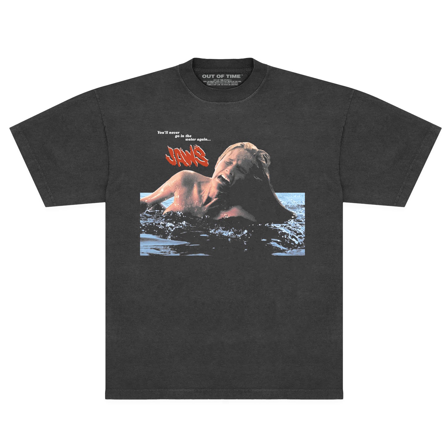 (JAWS) LADY IN THE WATER  - SS VINTAGE WASH GREY *SLIGHT MISPRINT*