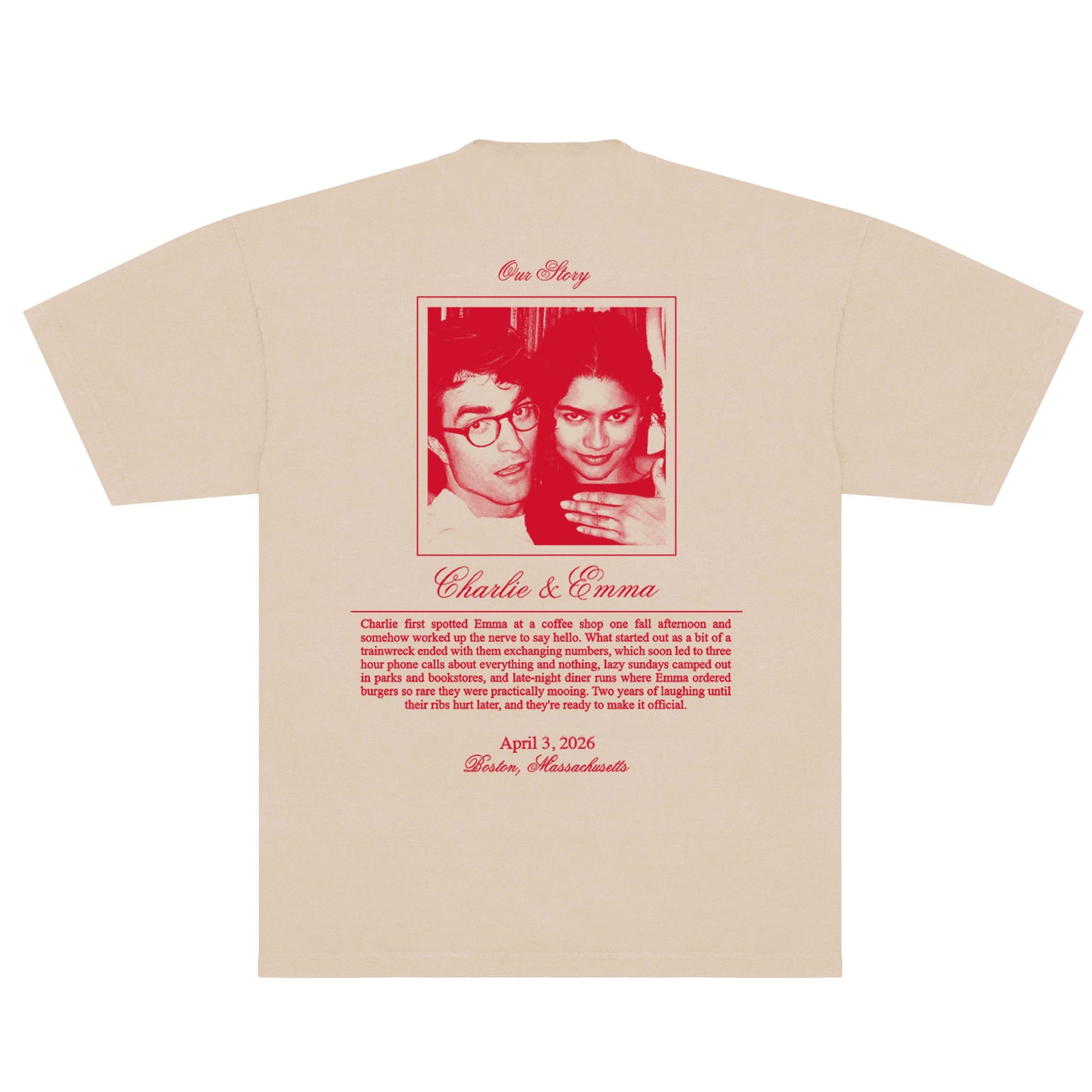 THE INVITATION (THE DRAMA) -  SS BEIGE TEE (NOT A PREORDER)