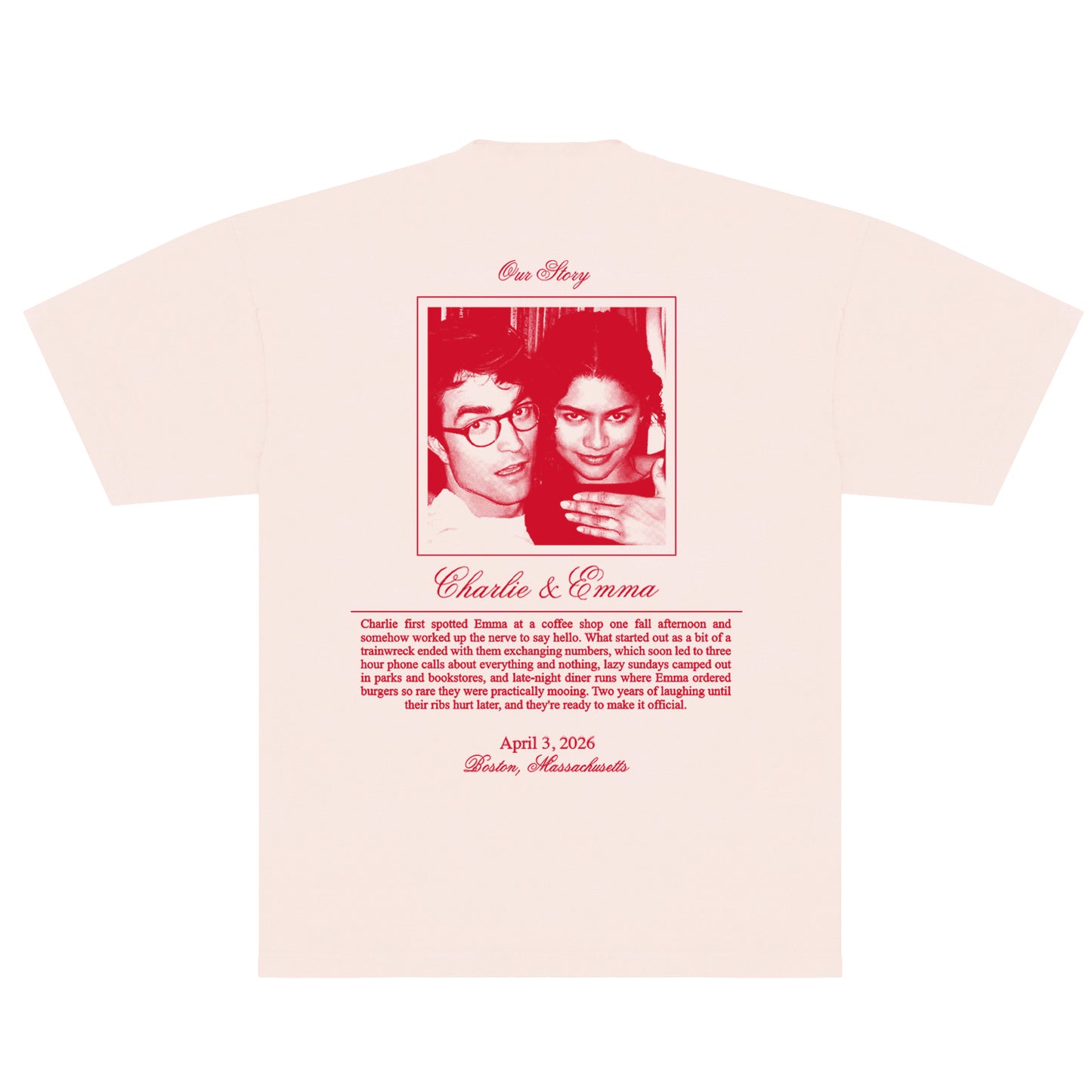 THE INVITATION (THE DRAMA) -  SS LIGHT PINK TEE (Copy)